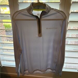🌺Vineyard Vines Blue and white Quarter-Zip🌺🌺